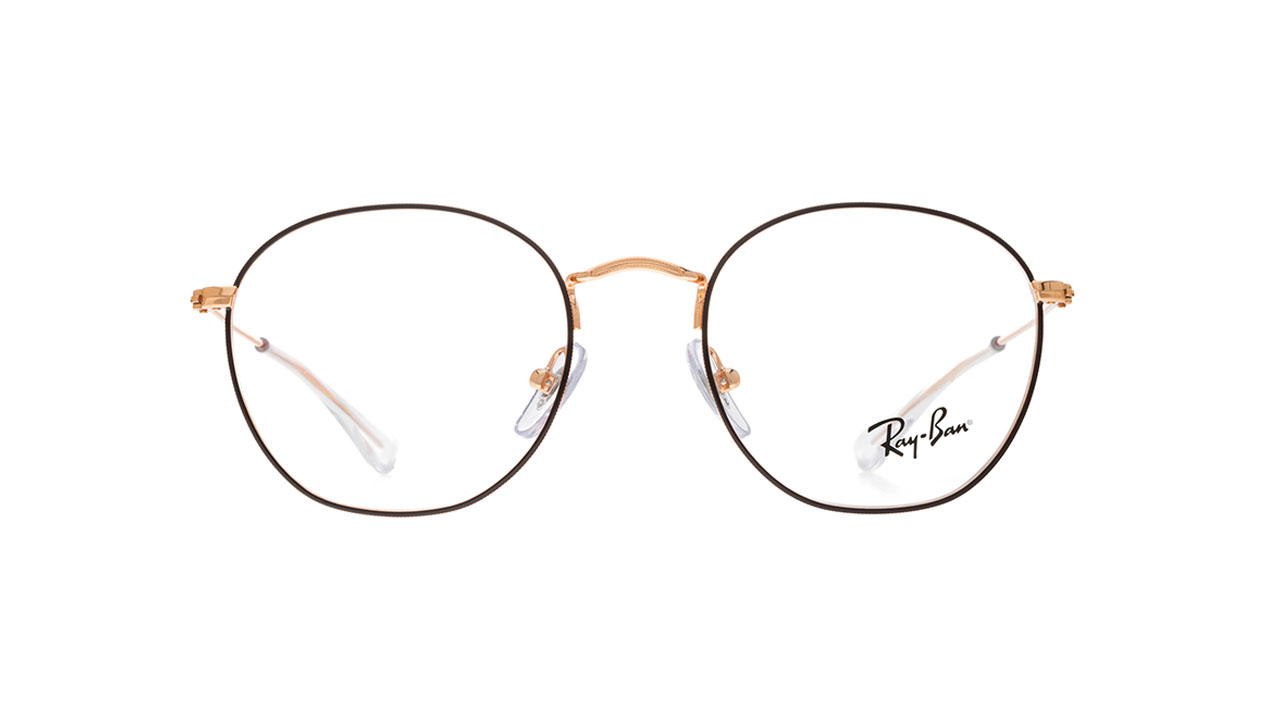 Paire de lunettes de vue Ray-ban Ry9572v couleur noir or - Doyle