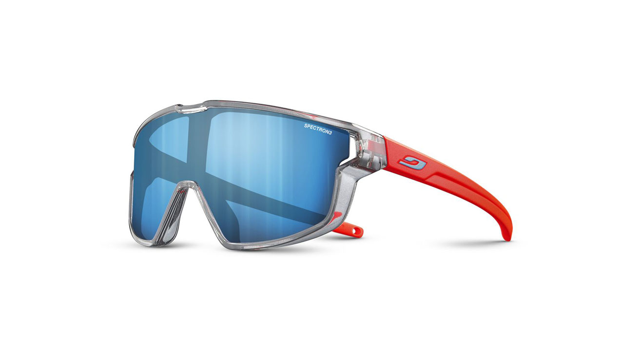 Paire de lunettes de vue Julbo Js560 fury mini couleur gris - Côté à angle - Doyle