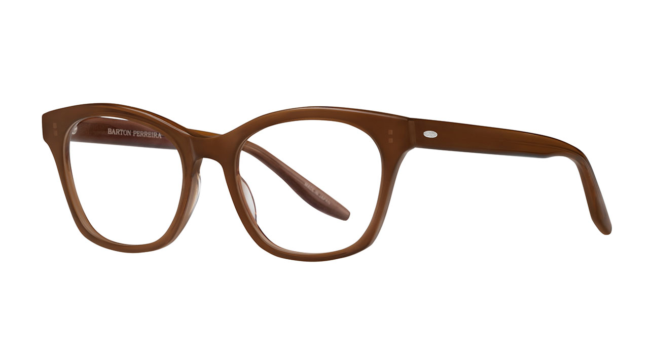 Paire de lunettes de vue Barton-perreira Moira couleur brun - Côté à angle - Doyle