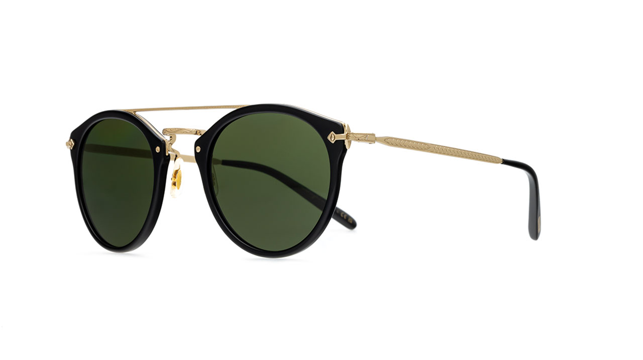 Paire de lunettes de soleil Oliver-peoples Remick /s ov5349s couleur noir - Côté à angle - Doyle