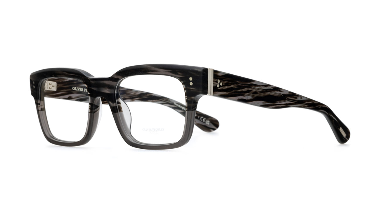 Paire de lunettes de vue Oliver-peoples Hollins ov5470u couleur gris - Côté à angle - Doyle