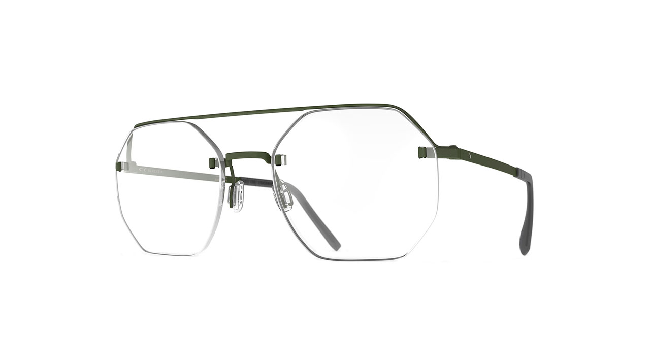 Paire de lunettes de vue Blackfin Bf943 vector one couleur vert - Côté à angle - Doyle