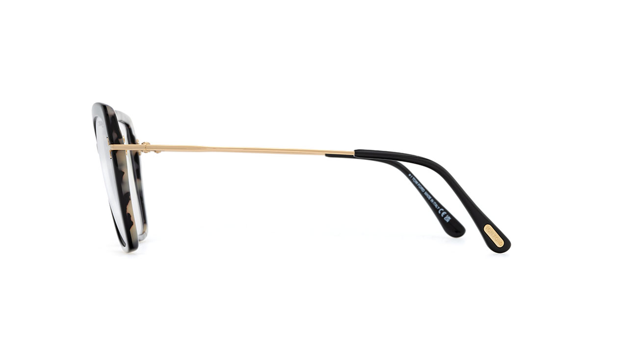 Paire de lunettes de vue Tom-ford Tf5882-b couleur noir - Côté droit - Doyle