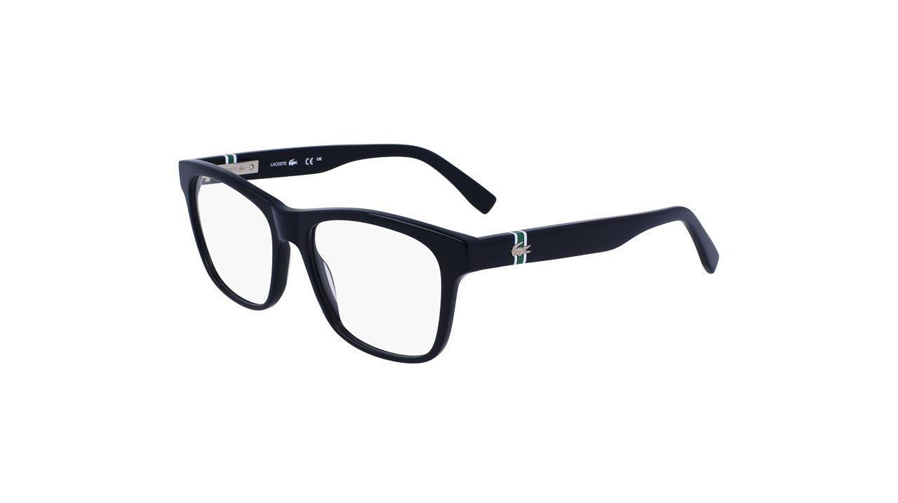 Paire de lunettes de vue Lacoste L2933 couleur marine - Côté à angle - Doyle