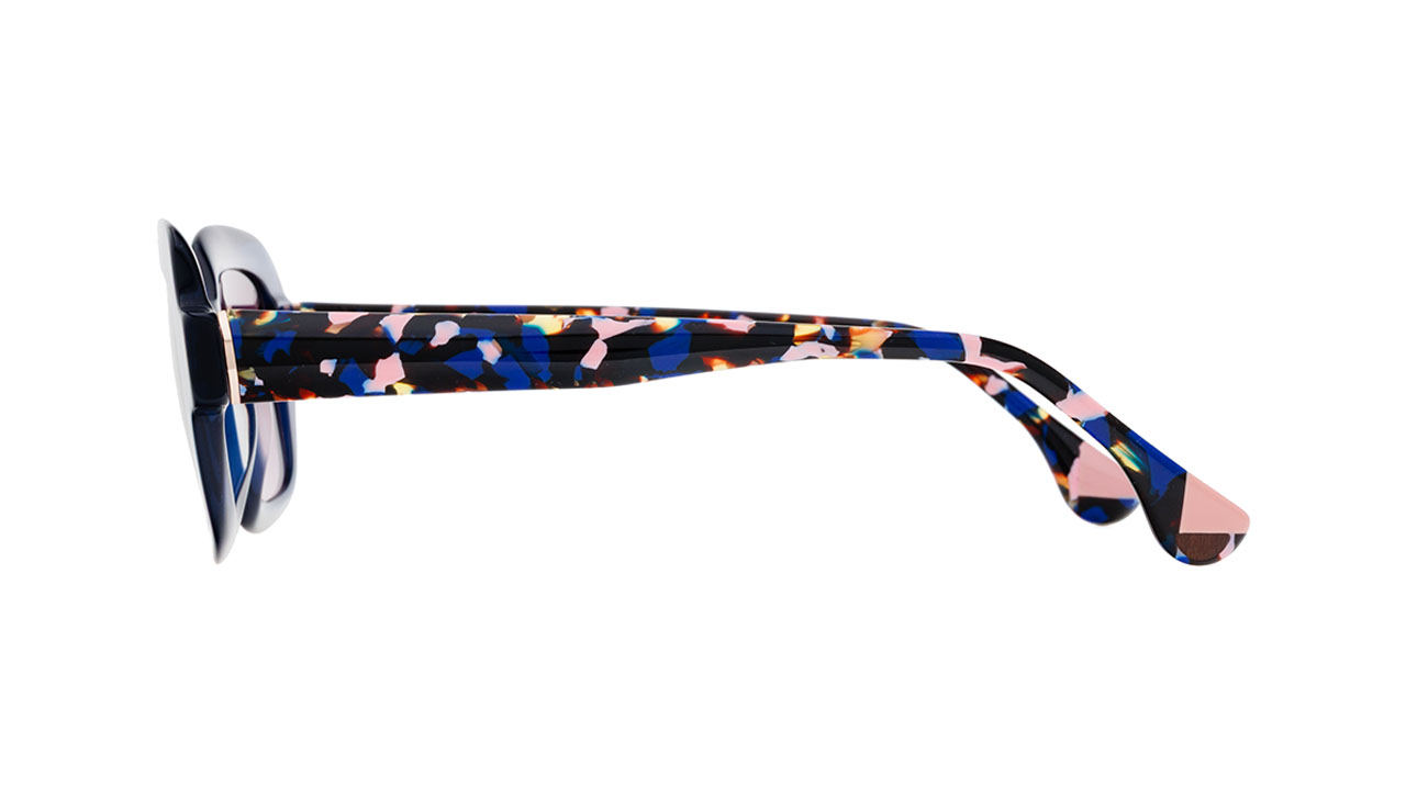Paire de lunettes de soleil Woodys Lila /s couleur rose - Côté droit - Doyle