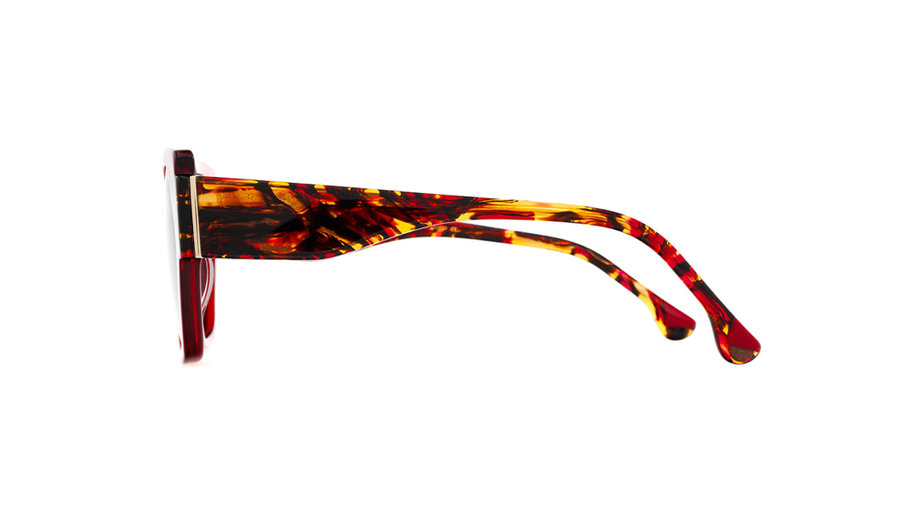 Paire de lunettes de soleil Woodys Bruni /s couleur rouge - Côté droit - Doyle