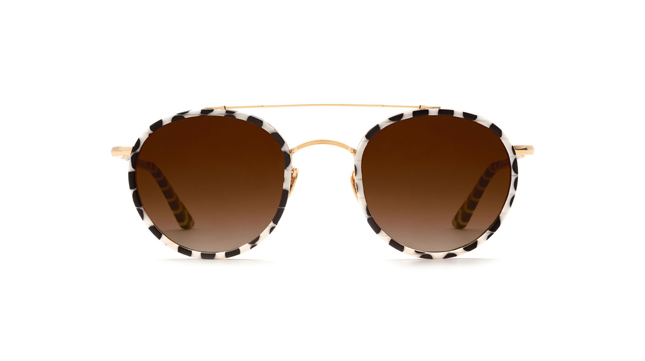Paire de lunettes de soleil Krewe Porter /s couleur noir or - Doyle