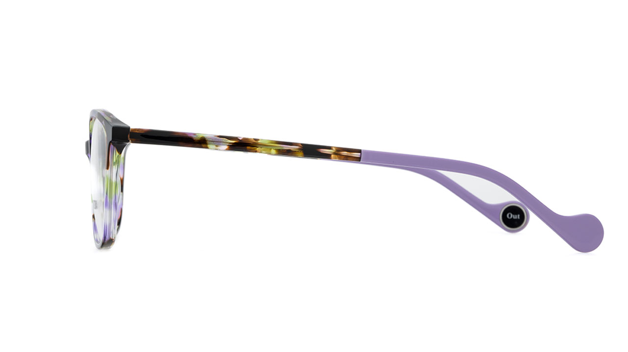 Paire de lunettes de vue Woow Chill out 3 couleur vert - Côté droit - Doyle