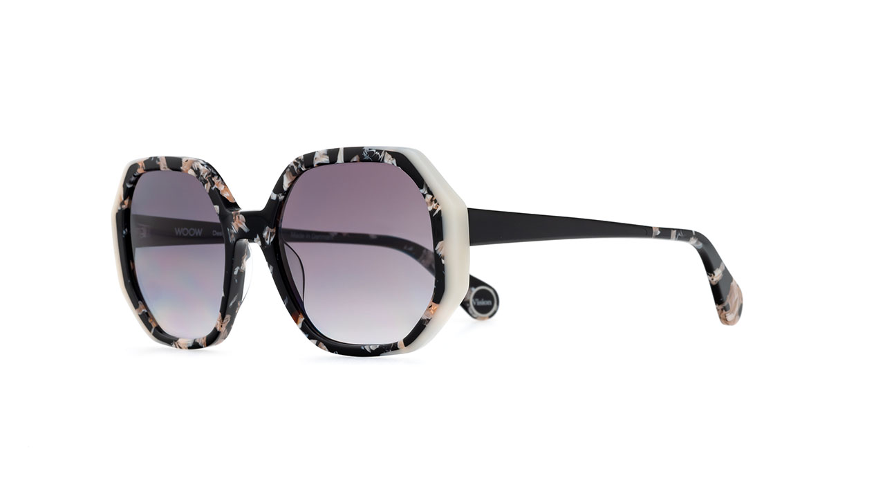 Paire de lunettes de soleil Woow Super vision 2 /s couleur noir - Côté à angle - Doyle