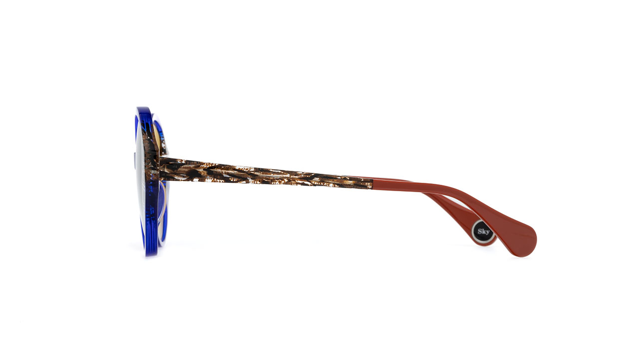 Paire de lunettes de soleil Woow Super sky 1 /s couleur bleu - Côté droit - Doyle