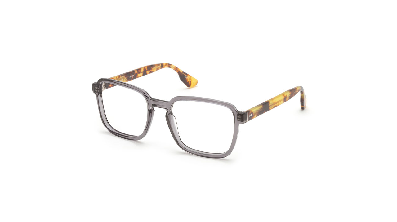 Paire de lunettes de vue Krewe Ruffin couleur gris - Côté à angle - Doyle