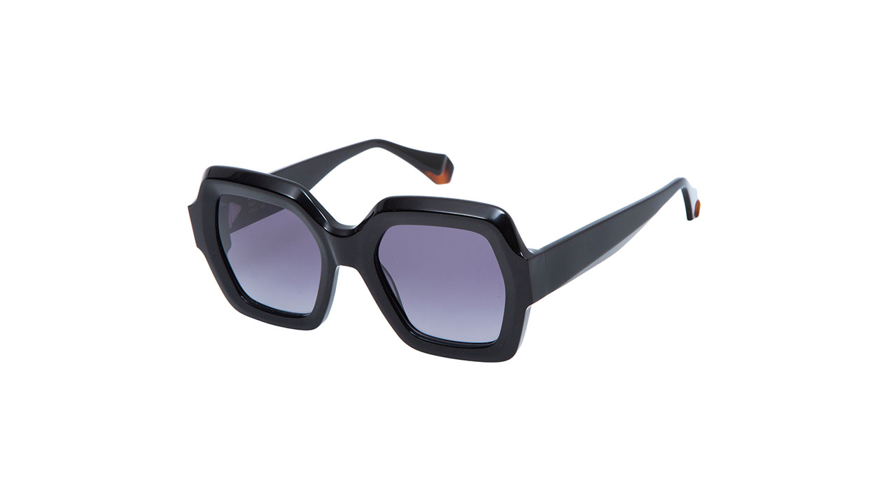 Paire de lunettes de soleil Gigi-studio Simonetta /s couleur noir - Côté à angle - Doyle