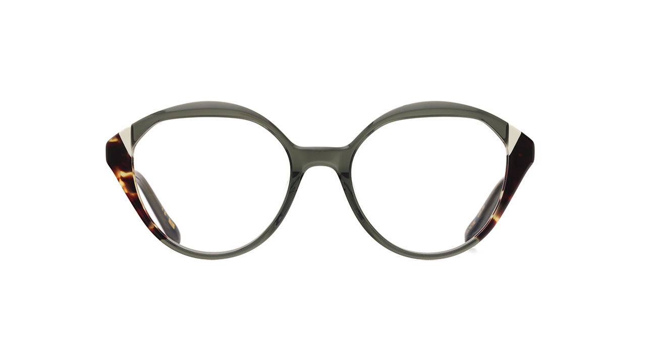 Paire de lunettes de vue Kaleos Duchesne couleur olive - Doyle