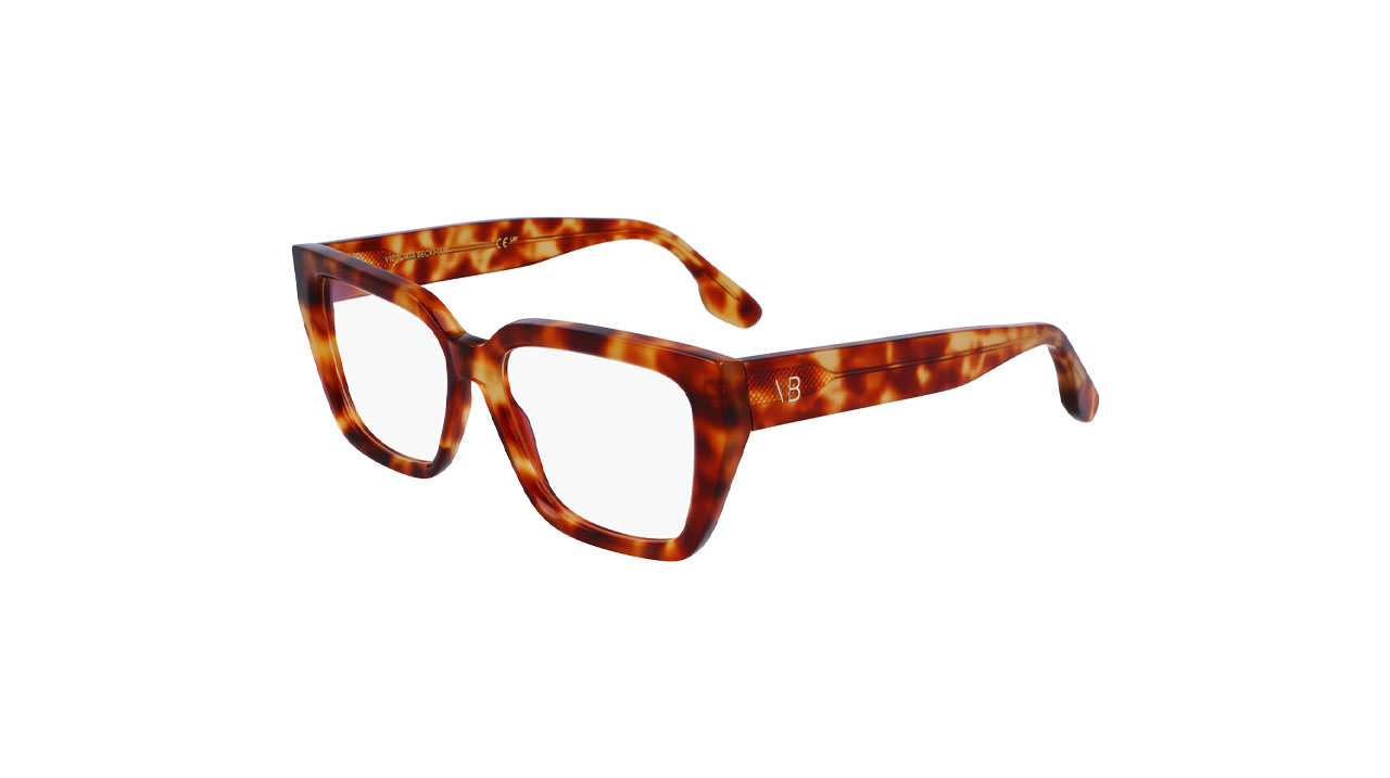 Paire de lunettes de vue Victoria-beckham Vb2648 couleur brun - Côté à angle - Doyle