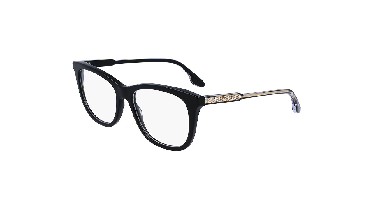 Paire de lunettes de vue Victoria-beckham Vb2649 couleur noir - Côté à angle - Doyle