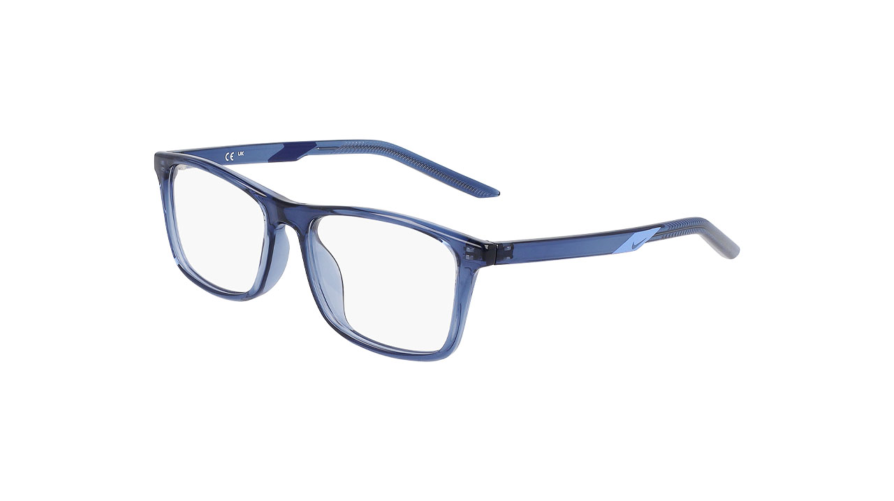 Paire de lunettes de vue Nike 5544 couleur marine - Côté à angle - Doyle