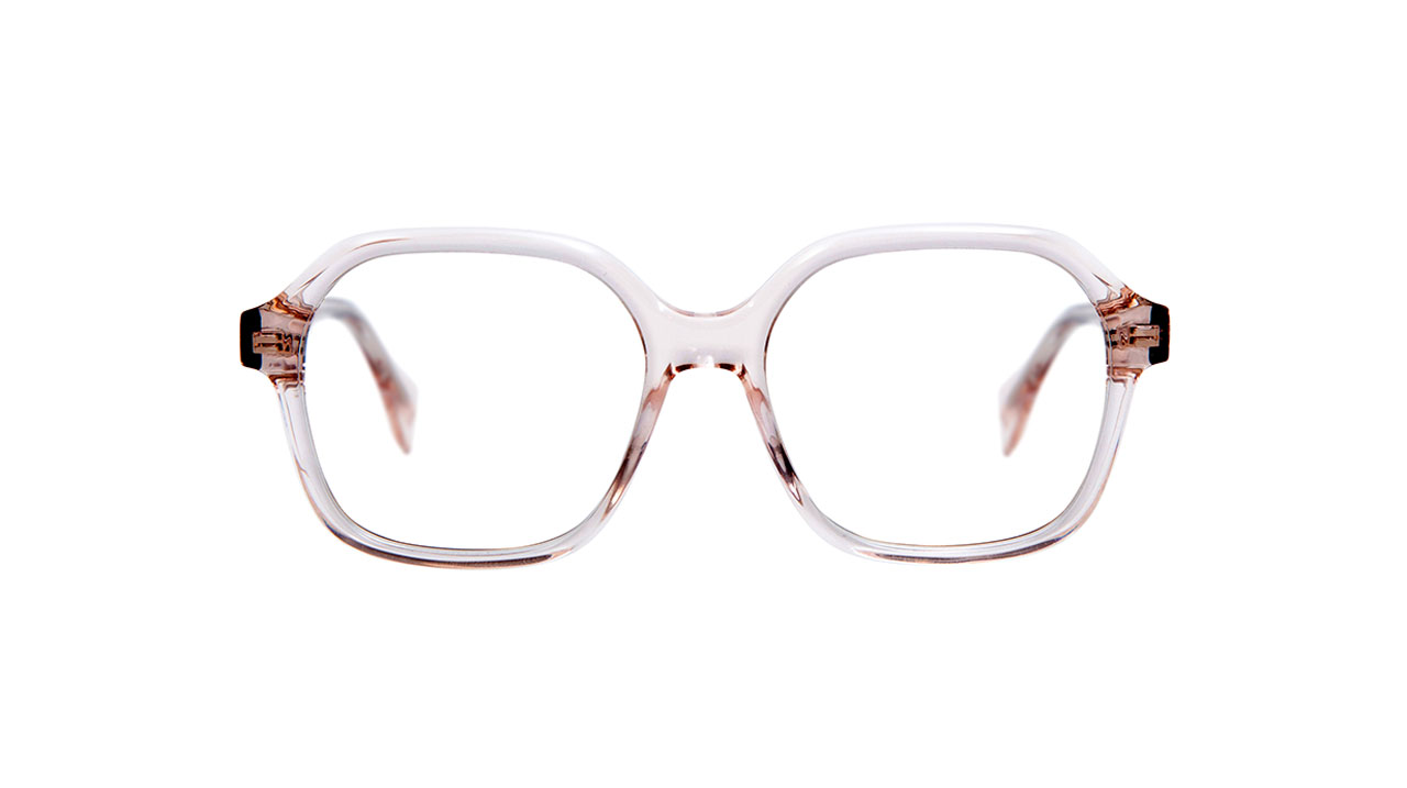 Paire de lunettes de vue Gigi-studio Federica couleur or rose - Doyle