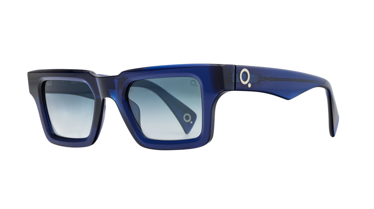 Paire de lunettes de soleil Etnia-barcelona Lluis /s couleur bleu - Côté à angle - Doyle