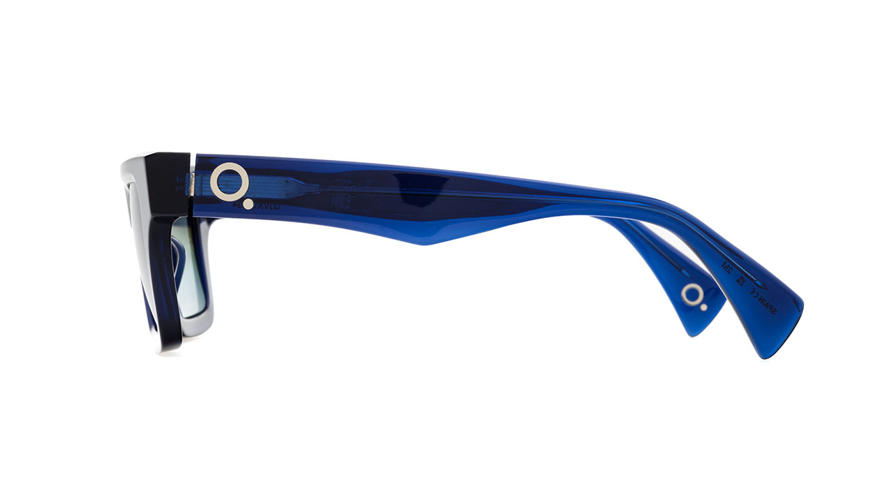 Paire de lunettes de soleil Etnia-barcelona Lluis /s couleur bleu - Côté droit - Doyle