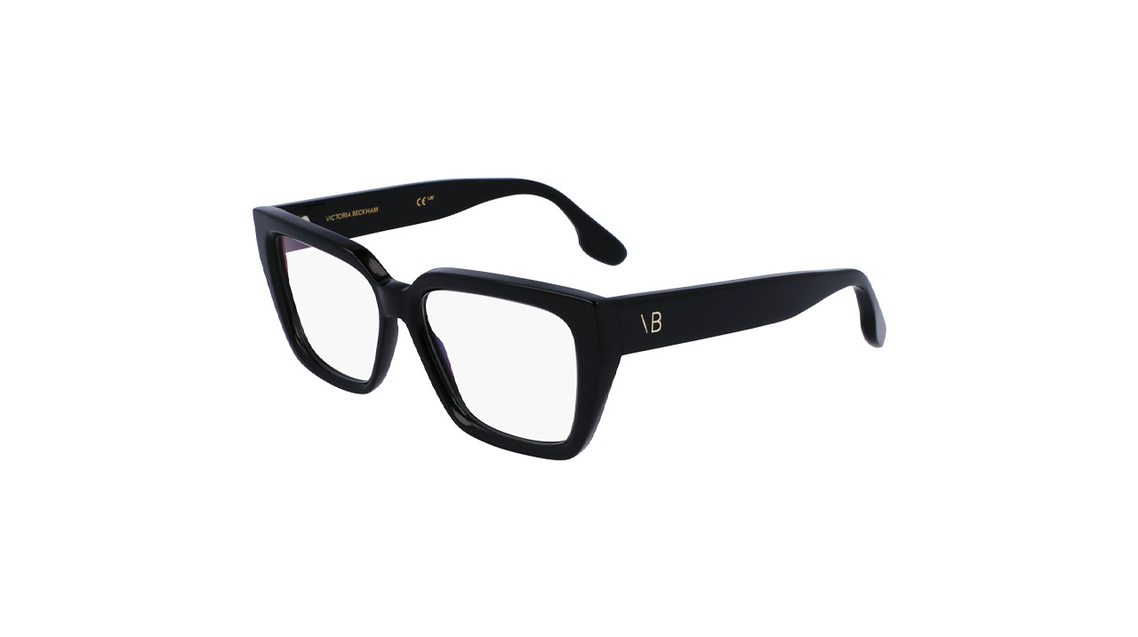 Paire de lunettes de vue Victoria-beckham Vb2648 couleur noir - Côté à angle - Doyle