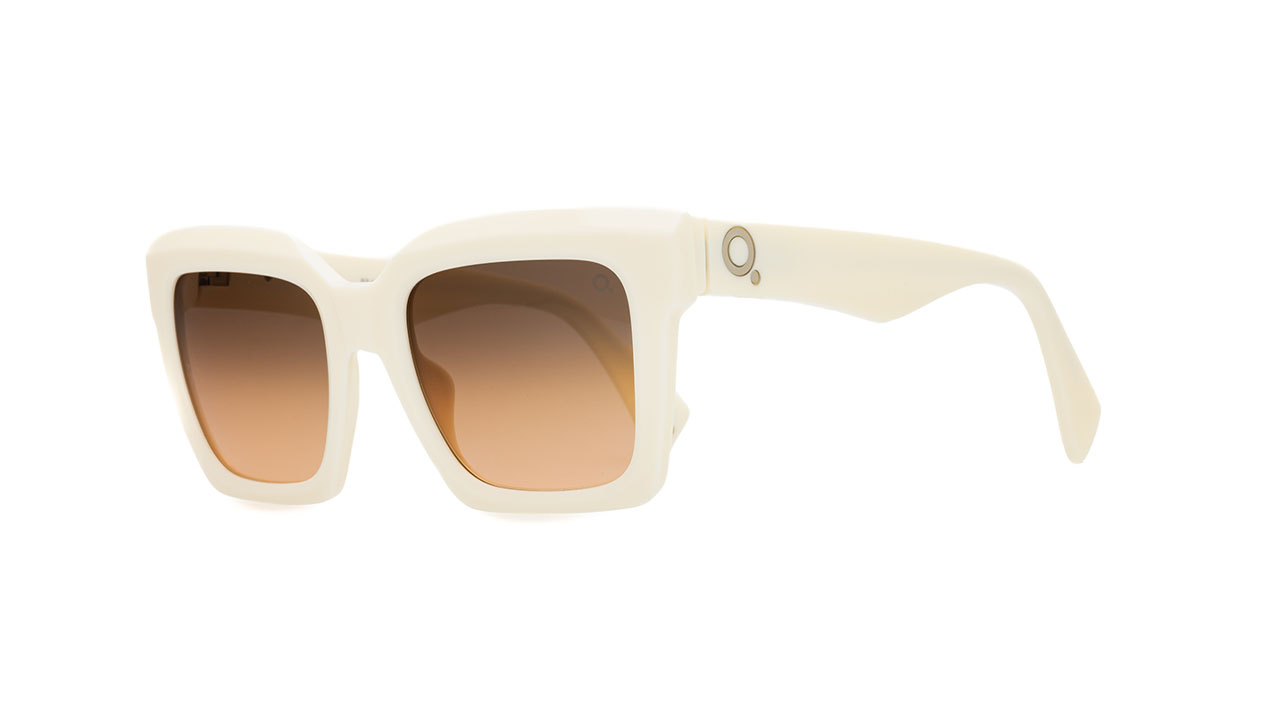 Paire de lunettes de soleil Etnia-barcelona Kate /s couleur blanc - Côté à angle - Doyle
