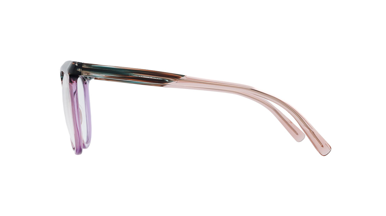 Paire de lunettes de vue Res-rei Foxtrot couleur rose - Côté droit - Doyle