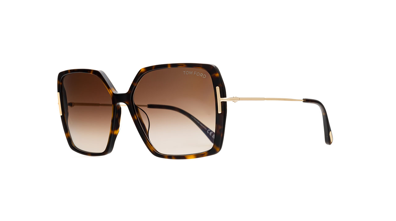 Paire de lunettes de soleil Tom-ford Tf1039 /s couleur brun - Côté à angle - Doyle