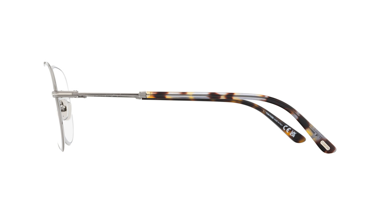 Paire de lunettes de vue Tom-ford Tf5829-b couleur gris - Côté droit - Doyle
