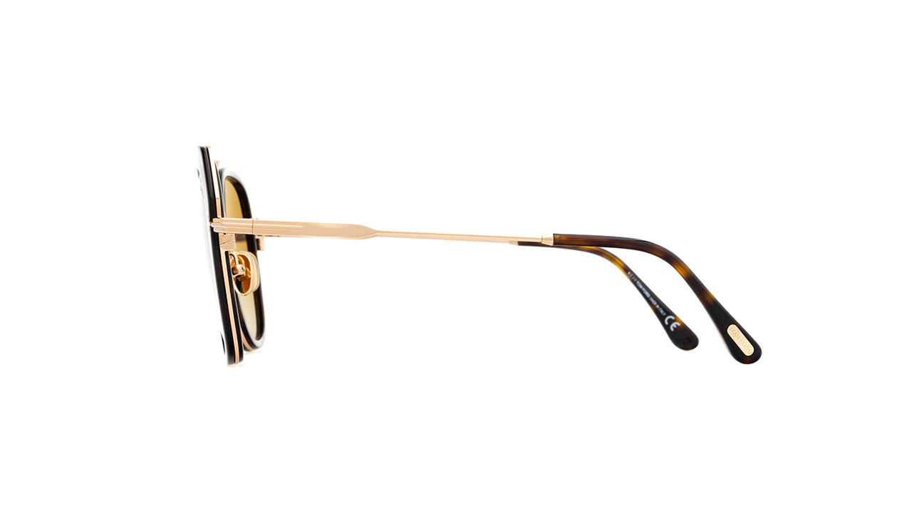 Paire de lunettes de soleil Tom-ford Tf792 /s couleur brun - Côté droit - Doyle