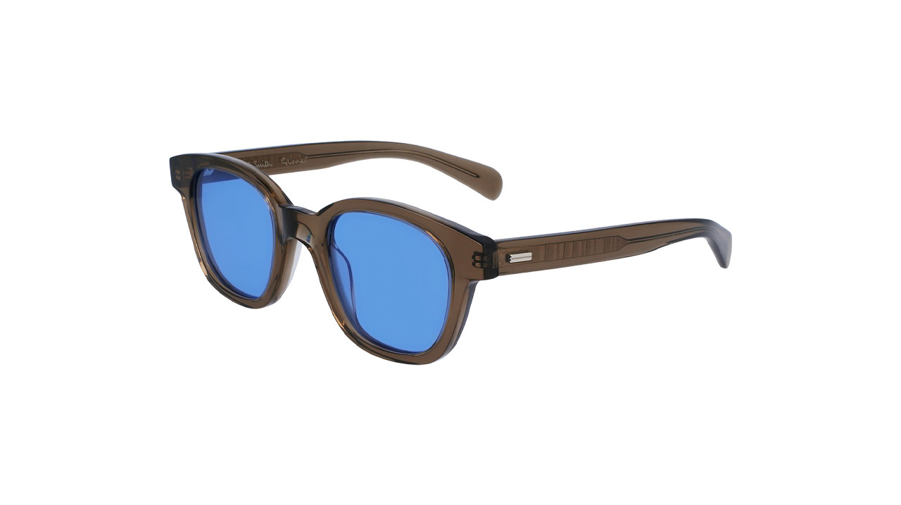 Paire de lunettes de soleil Paul-smith Glover /s couleur brun - Côté à angle - Doyle
