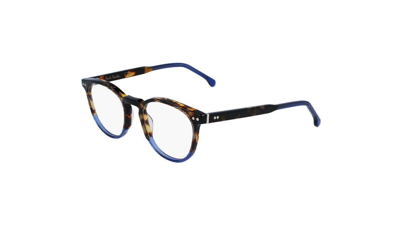 Paire de lunettes de vue Paul-smith Eden couleur brun - Côté à angle - Doyle