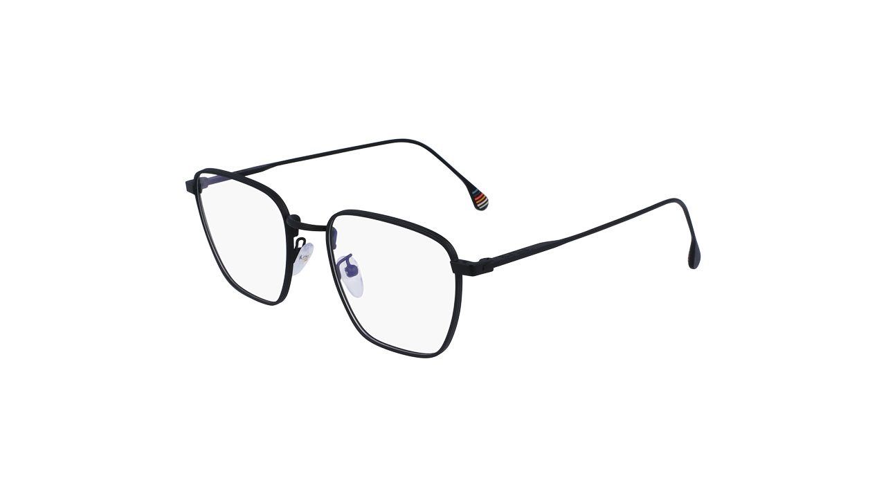 Paire de lunettes de vue Paul-smith Edgar couleur noir - Côté à angle - Doyle