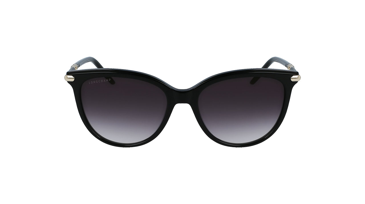 Paire de lunettes de soleil Longchamp Lo727s couleur noir - Doyle