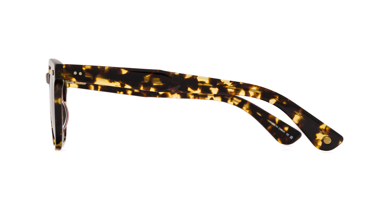 Paire de lunettes de soleil Garrett-leight Byrne /s couleur brun - Côté droit - Doyle