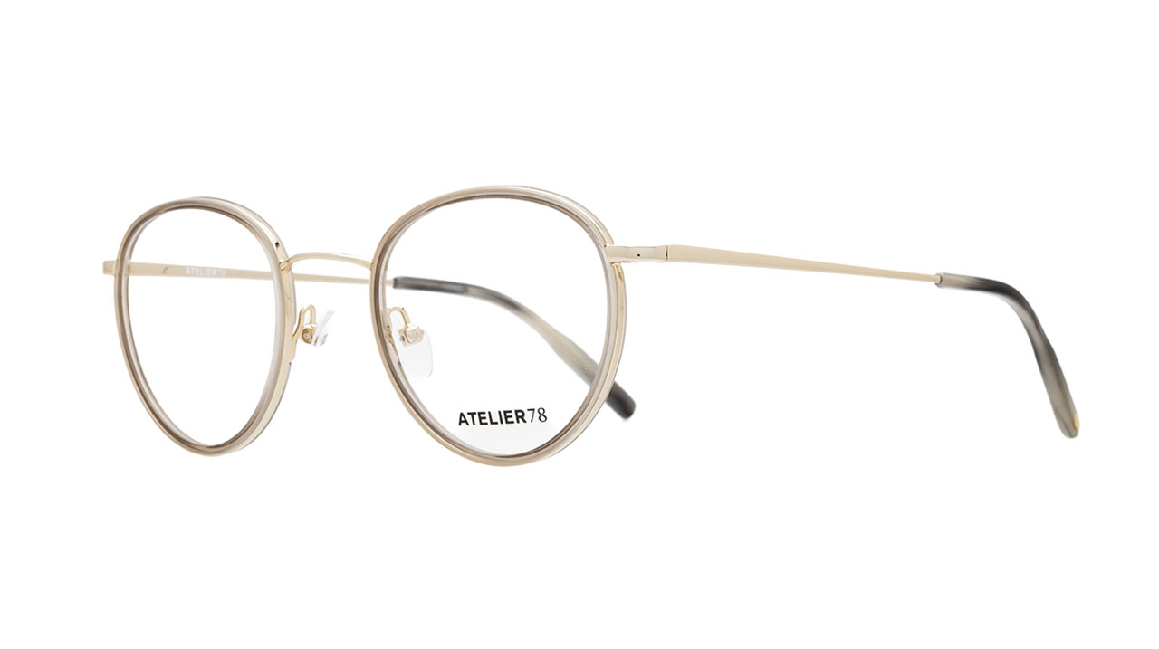 Glasses Atelier-78 Elie, gold gray colour - Doyle