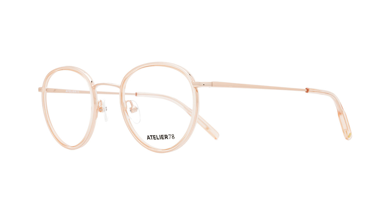 Glasses Atelier-78 Elie, rose gold colour - Doyle