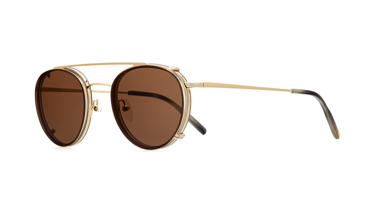 Sunglasses Atelier-78 Elie clip, rose gold colour - Doyle