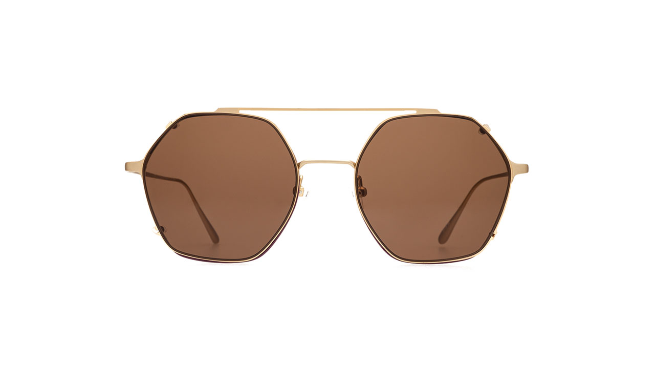 Sunglasses Atelier-78 Laura clip, rose gold colour - Doyle