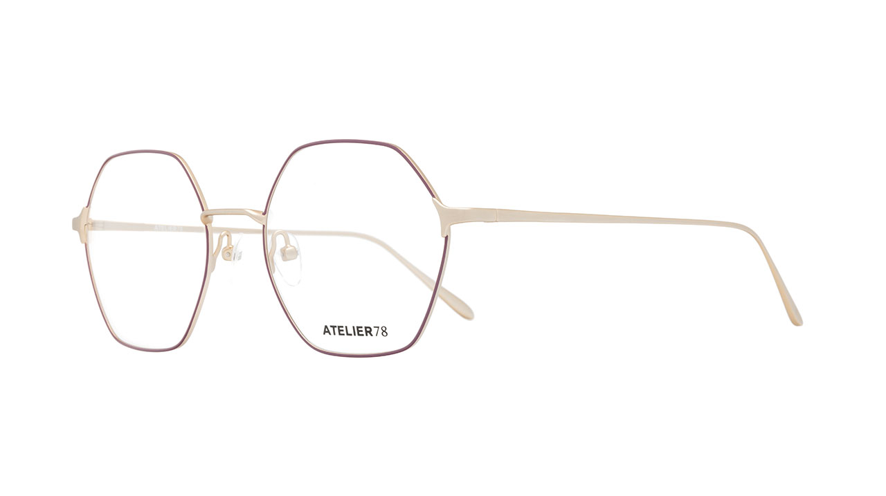 Glasses Atelier-78 Laura, gold prune colour - Doyle