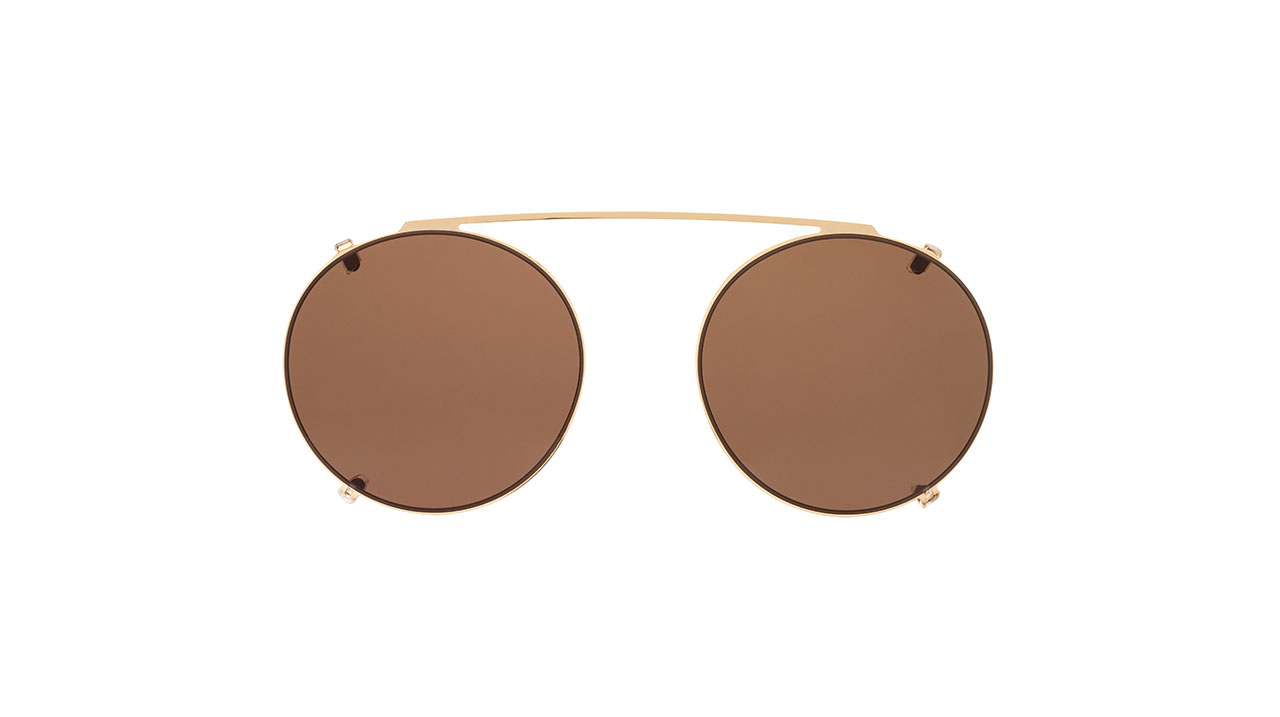 Paire de lunettes de soleil Atelier-78 Lou clip couleur bronze - Doyle