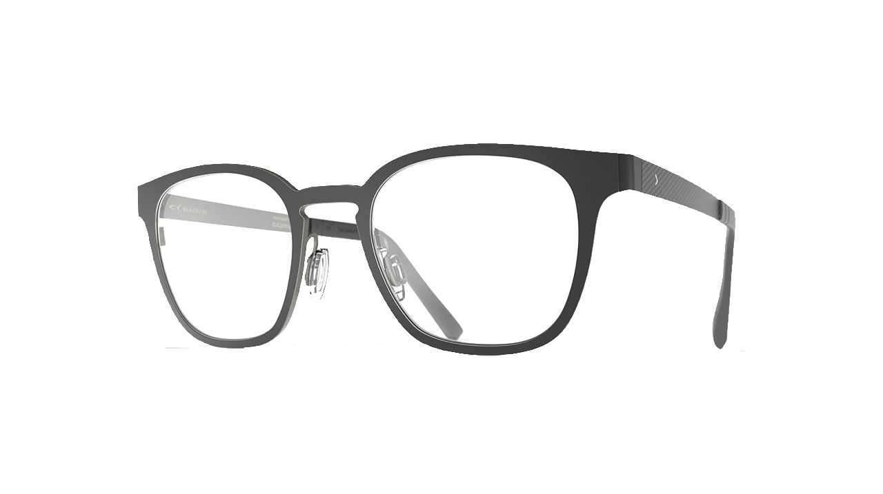 Paire de lunettes de vue Blackfin Bf1002 dayton couleur noir - Côté à angle - Doyle