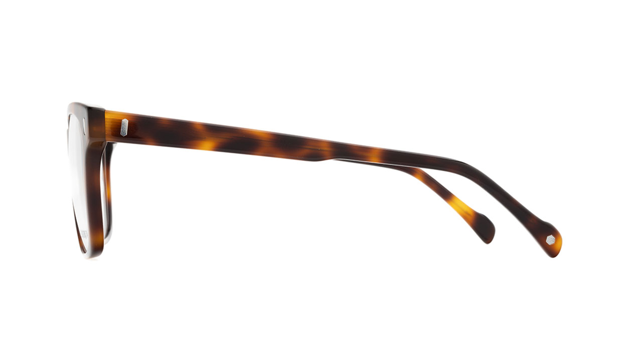 Paire de lunettes de vue Atelier-78 Carlton couleur havane - Côté droit - Doyle