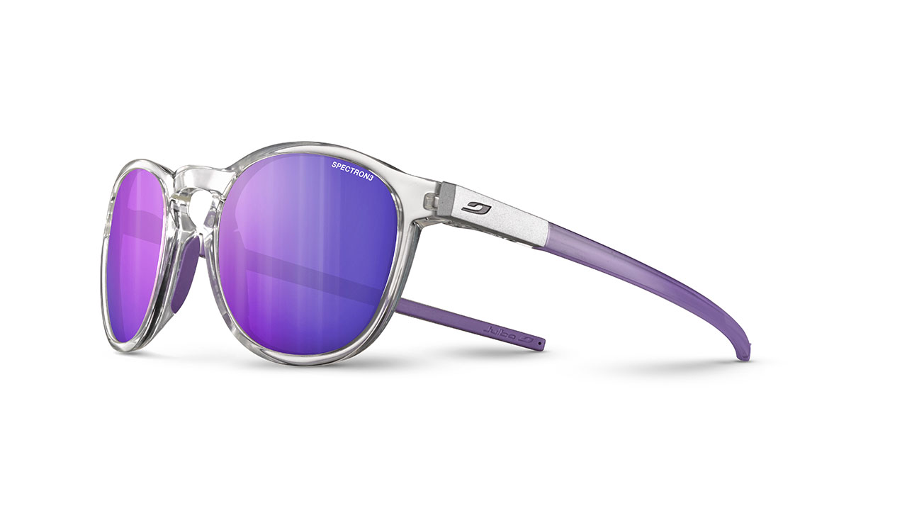 Paire de lunettes de soleil Julbo Js565 shine couleur cristal - Côté à angle - Doyle