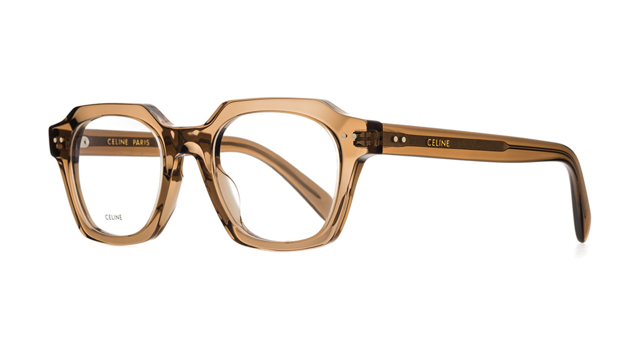 Paire de lunettes de vue Celine-paris Cl50128i couleur sable - Côté à angle - Doyle