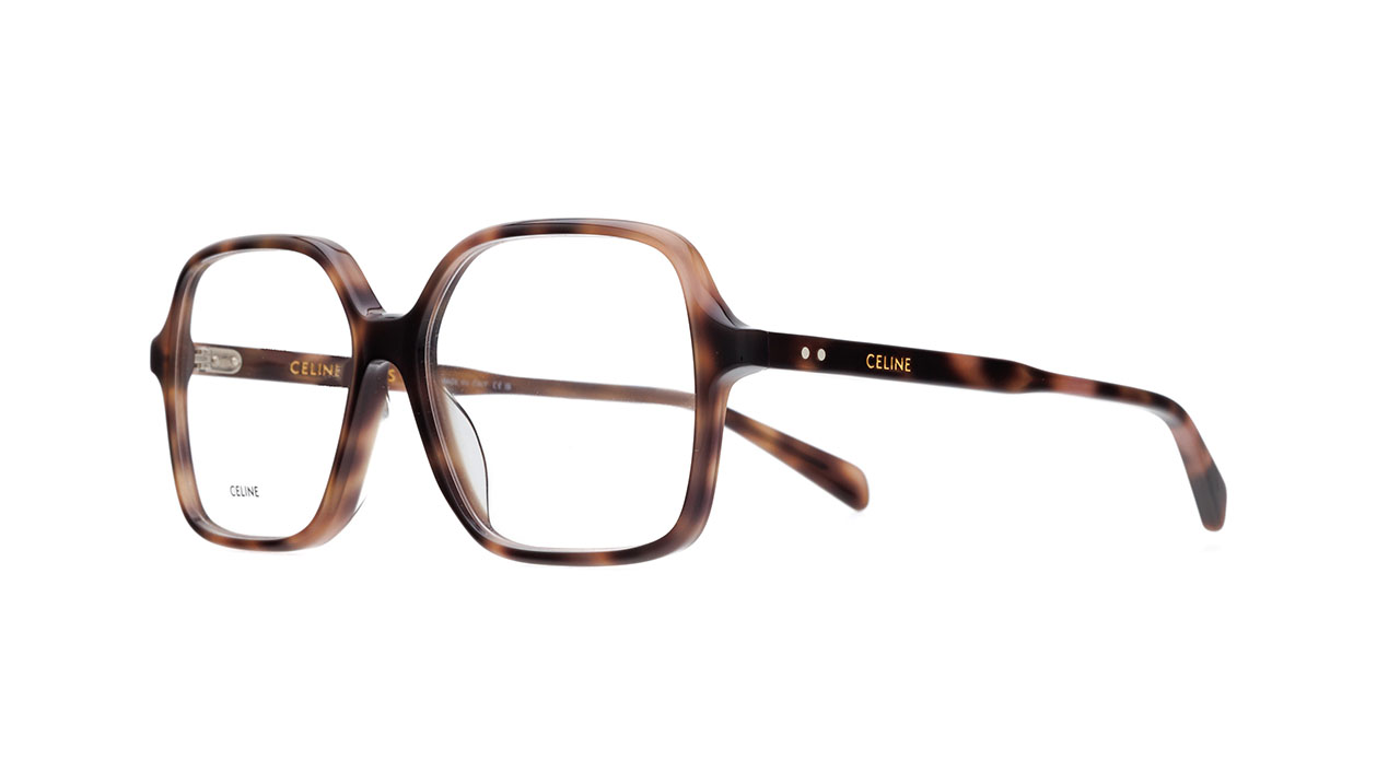 Paire de lunettes de vue Celine-paris Cl50126i couleur brun - Côté à angle - Doyle
