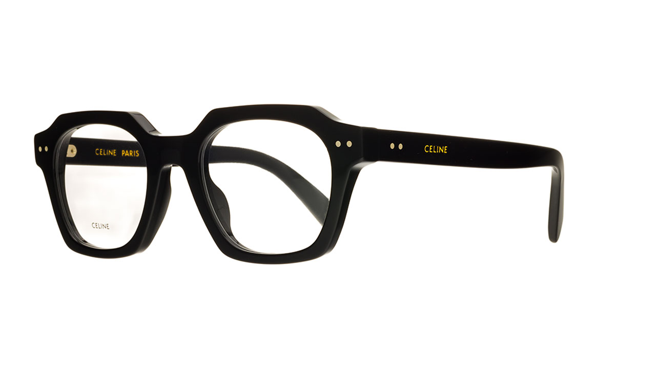 Paire de lunettes de vue Celine-paris Cl50128i couleur noir - Côté à angle - Doyle