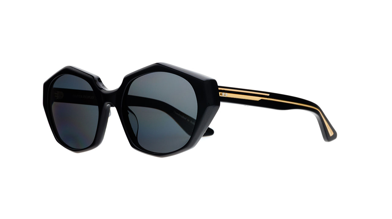 Paire de lunettes de soleil Oliver-peoples 1971c /s ov5511su couleur noir - Côté à angle - Doyle