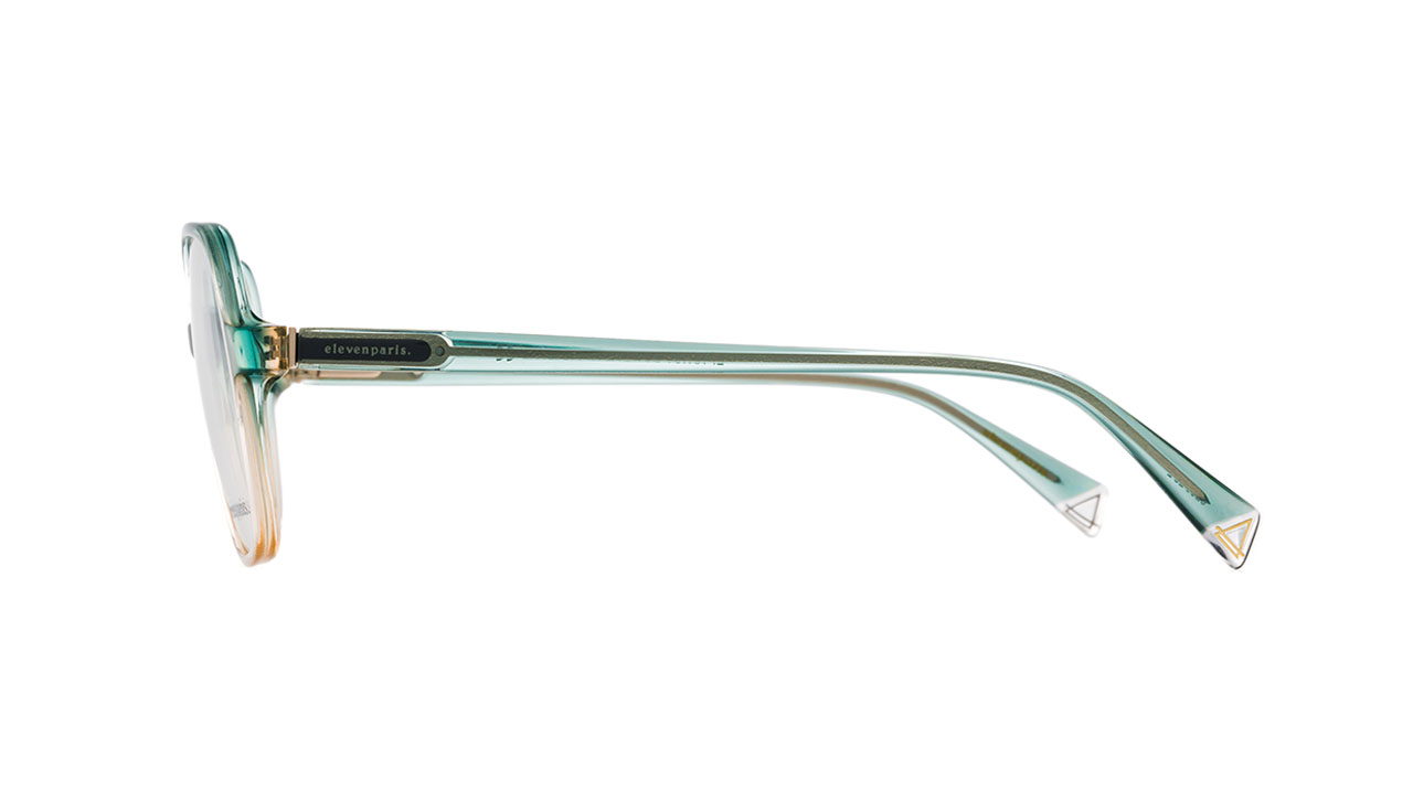 Paire de lunettes de vue Elevenparis Epaa134 couleur bleu - Côté droit - Doyle