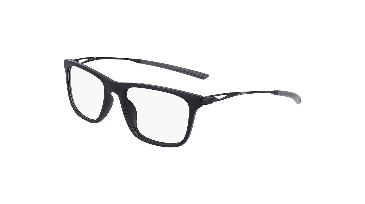 Paire de lunettes de vue Nike 7150 couleur noir - Côté à angle - Doyle
