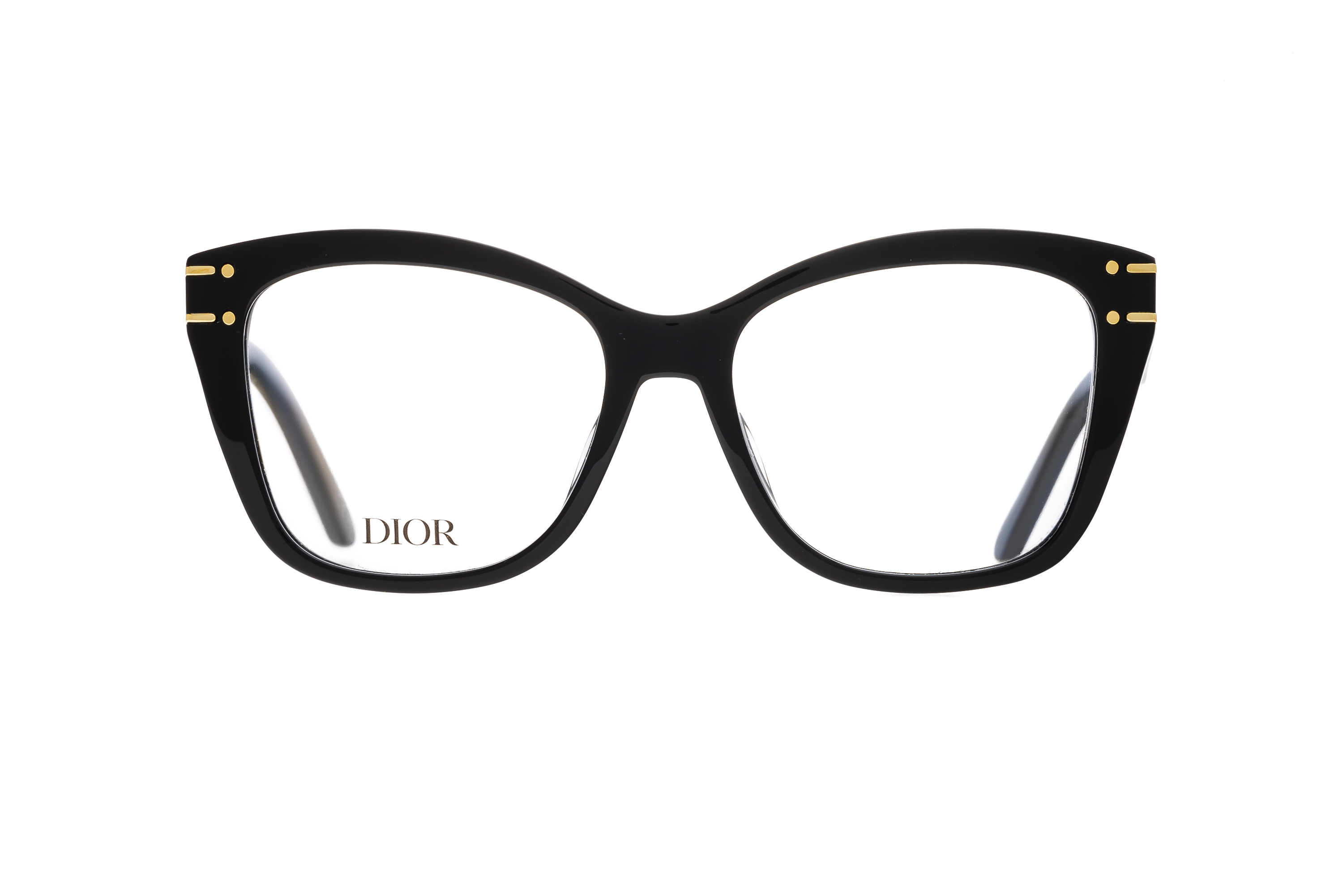 Glasses Christian-dior Diorsignatureo b3i, black gold colour - Doyle